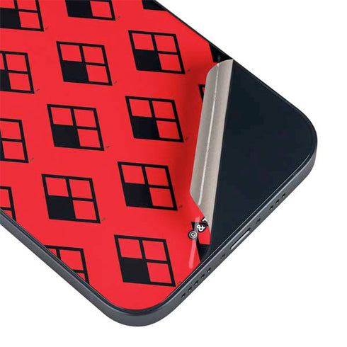 DC Comics Harley Quinn Logo Pattern iPhone Skins